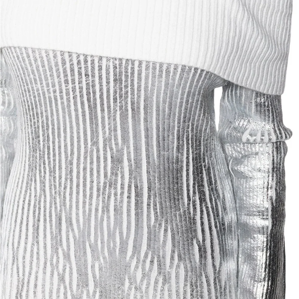 TAKE ME TO ASPEN METALLIC MINI DRESS - XL - Picture 3 of 6